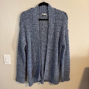 American Eagle Blue Chunky Knit Cardigan Sweater Size XS